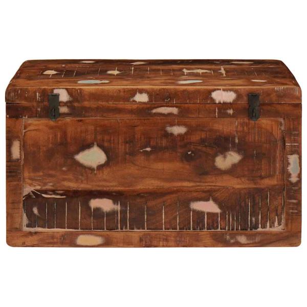 Aufbewahrungsbox 70 x 35 x 40 cm recyceltes Massivholz