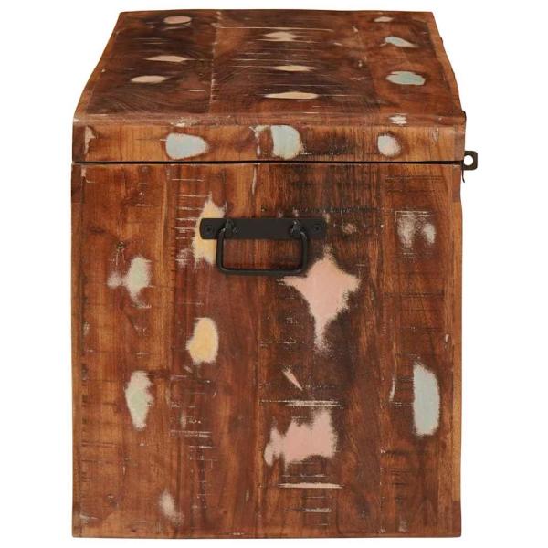 Aufbewahrungsbox 70 x 35 x 40 cm recyceltes Massivholz