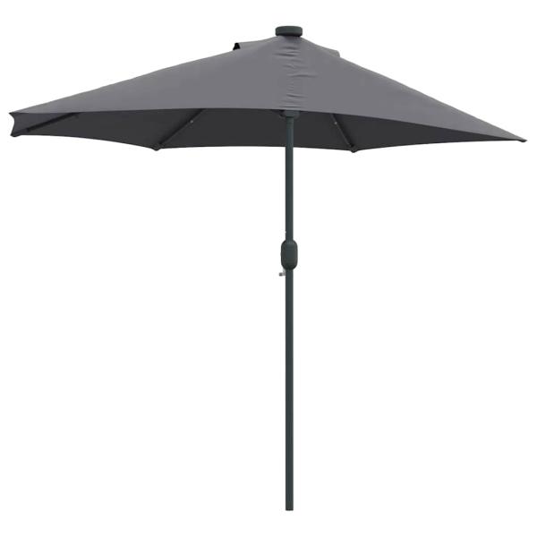 Gartenparasol Anthrazit 294 x 150 x 223 cm Stoff