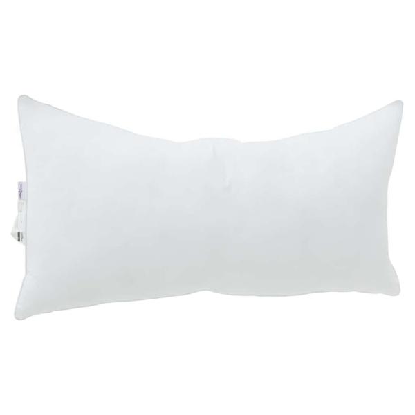 Kissen 2 pcs Weiß 40 x 80 cm