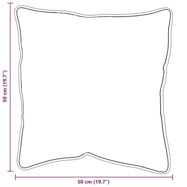 Kissen 2 pcs Weiß 50 x 50 cm