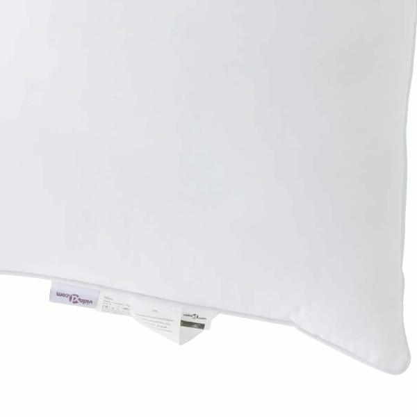 Kopfkissen 2 Stk. 60 x 60 x 20 cm Baumwolle und Polyester Weiß