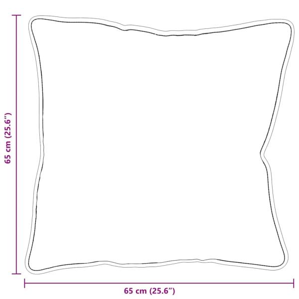 Kissen 2 pcs Weiß 65 x 65 cm 85gsm 100% Polyester