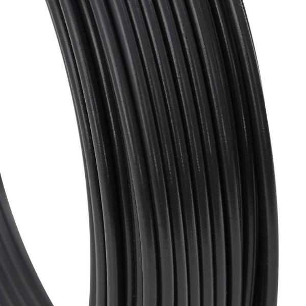 Zaunbindedraht Anthrazit 80 m PVC-beschichteter Stahl