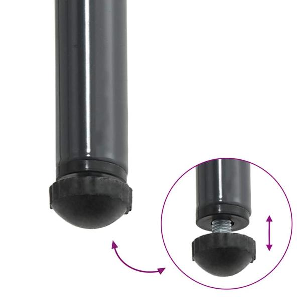 Garten Essgruppe 3 pcs Schwarz, Anthrazit 35 x 35 x 45 cm