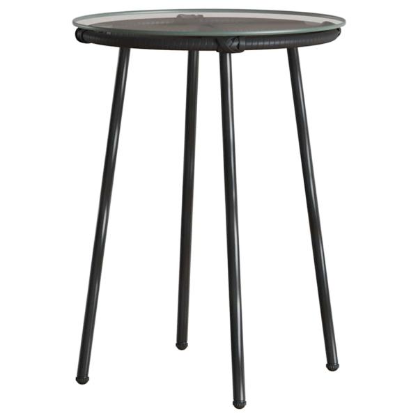 Garten Essgruppe 3 pcs Schwarz, Anthrazit 35 x 35 x 45 cm