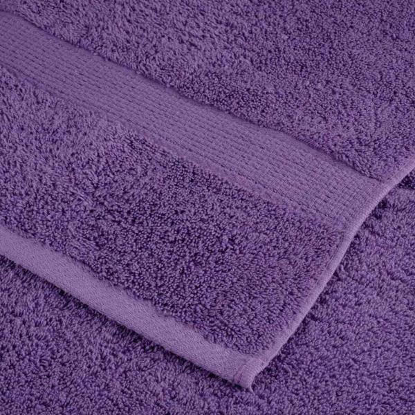 Waschhandschuhe 10 pcs Violett 15 x 21 cm Baumwolle