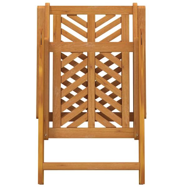 Garten Bistro Set 3 pcs Braun Akazie Massivholz