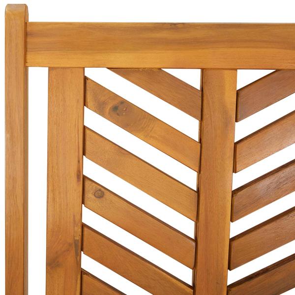 Garten Bistro Set 3 pcs Braun Akazie Massivholz