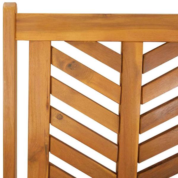 Garten Bistro Set 3 pcs Braun Akazie Massivholz