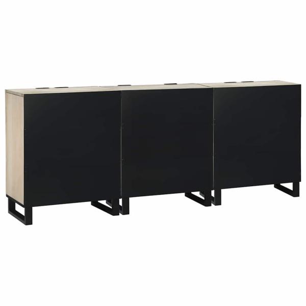 Badezimmermöbel Set mit Schubladen mit Regal mit Speicher mit Tür 3 pcs Weiß 180 x 33 x 75 cm