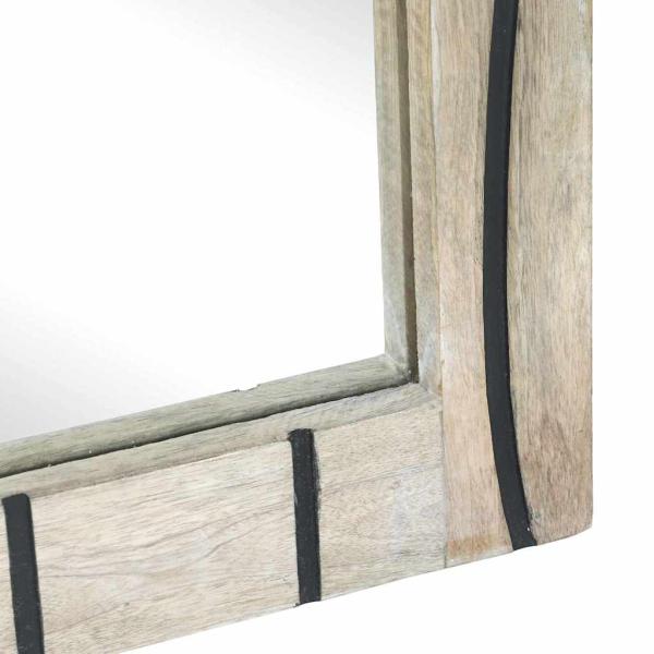 Badezimmermöbel Set mit Regal mit Speicher mit Tür mit Spiegel 2 pcs Weiß 62 x 33 x 58 cm