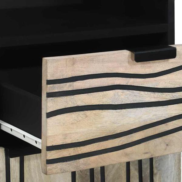 Badezimmermöbel Set mit Schubladen mit Regal mit Speicher mit Tür mit Spiegel 3 pcs Weiß 38 x 33 x 160 cm