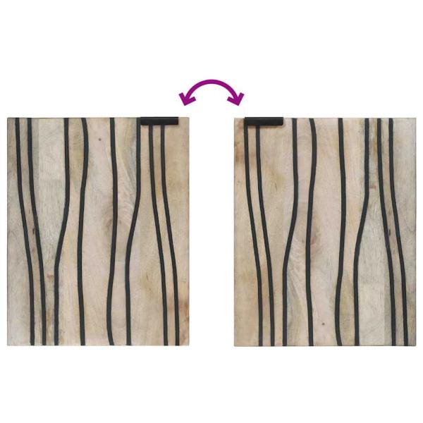 Badezimmermöbel Set 4 pcs Nussbaum braun 38 x 33 x 160 cm