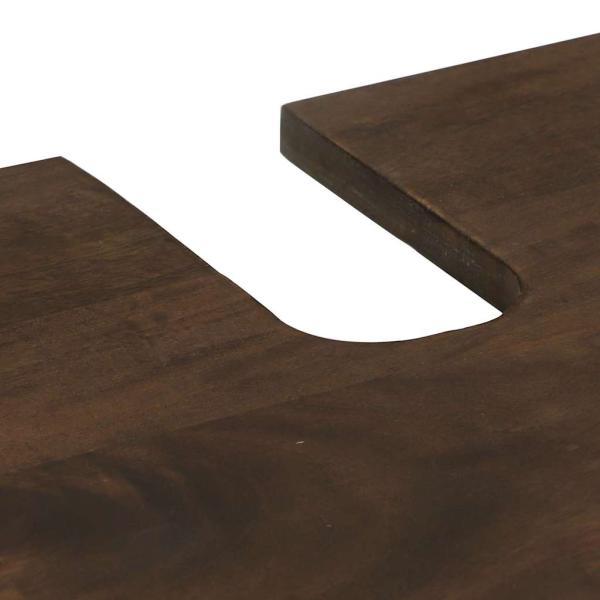 Badezimmermöbel Set 3 pcs Nussbaum braun 38 x 33 x 160 cm