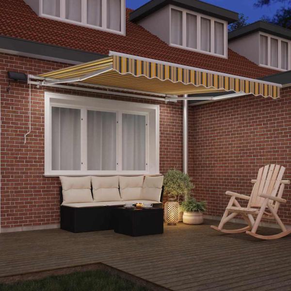Einziehbare Markise with Mehrfarbig 300 x 250 cm Gewebe