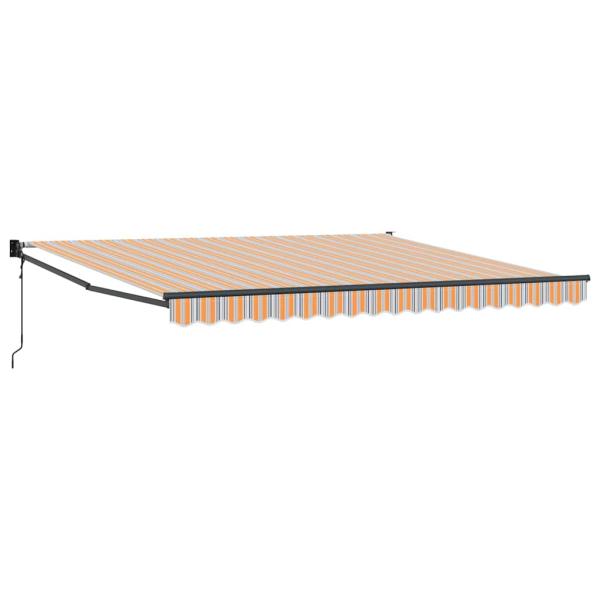 Einziehbare Markise Mehrfarbig 400x300 cm Gewebe