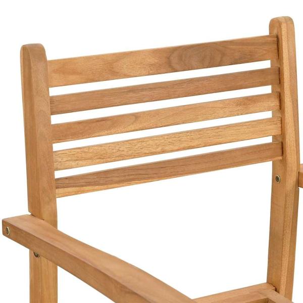 Garten Essgruppe 5 pcs Braun Massives Teakholz
