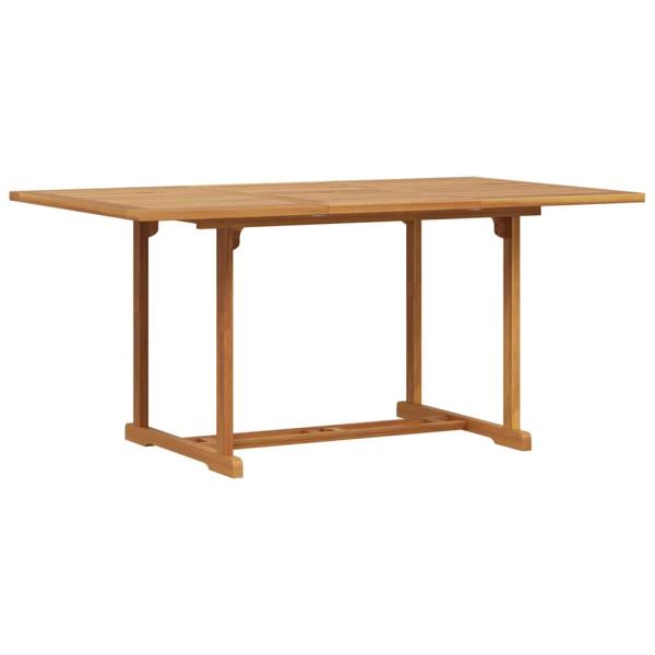 Garten Essgruppe 7 pcs Braun Massives Teakholz