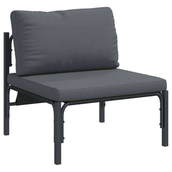 Garten-Sofa-Set 6 pcs Anthrazit Stahl