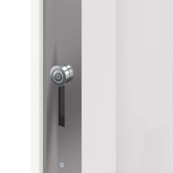 Vordertür Weiß 98 x 208 cm PVC