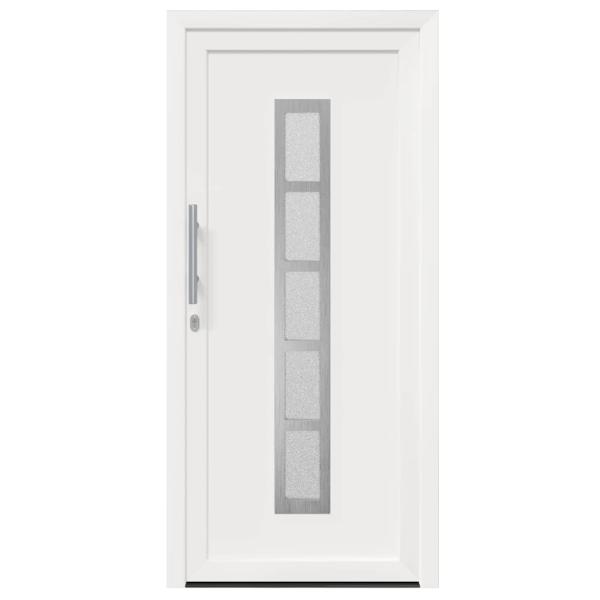 Vordertür Weiß 98 x 208 cm PVC