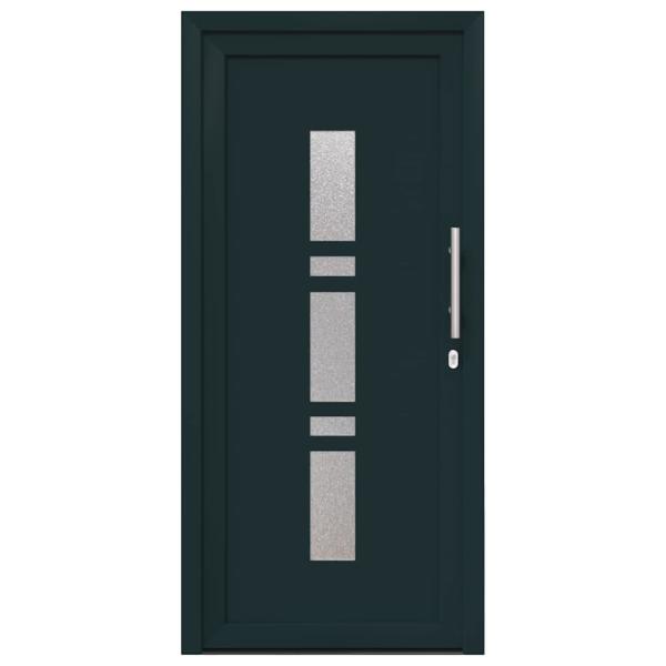 Haustür Anthrazit 98 x 200 cm PVC