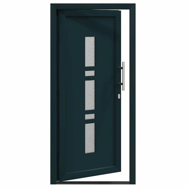 Haustür Anthrazit 98 x 208 cm PVC