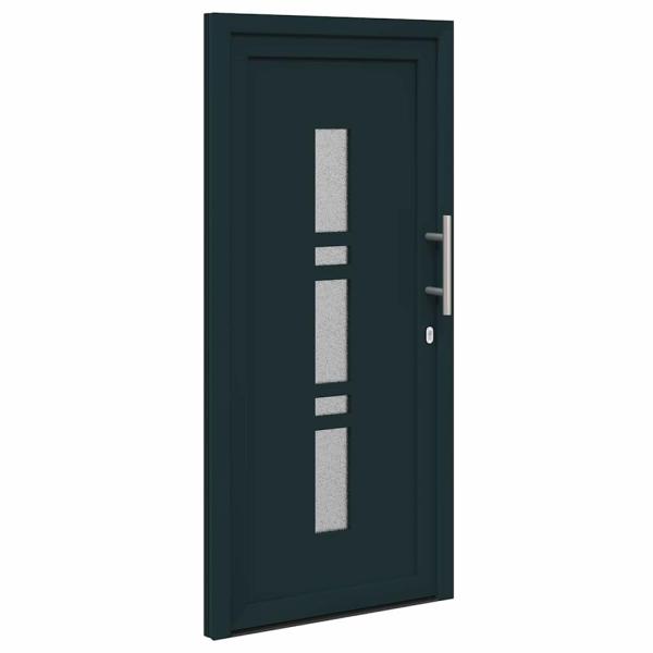 Haustür Anthrazit 108 x 208 cm PVC