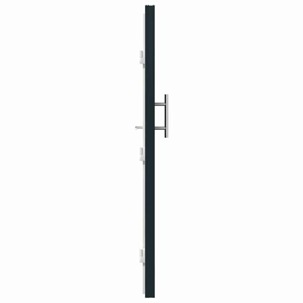 Haustür Anthrazit 108 x 208 cm PVC