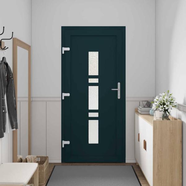 Haustür Anthrazit 88 x 200 cm PVC