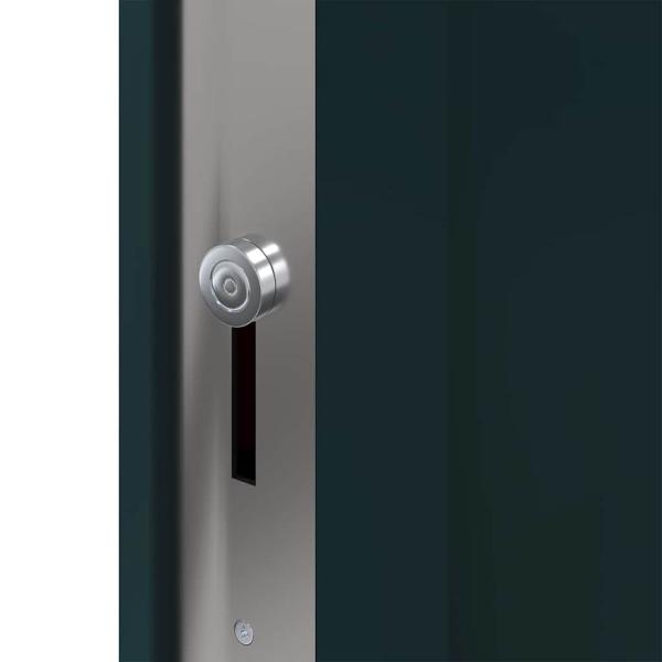 Haustür Anthrazit 108 x 208 cm PVC