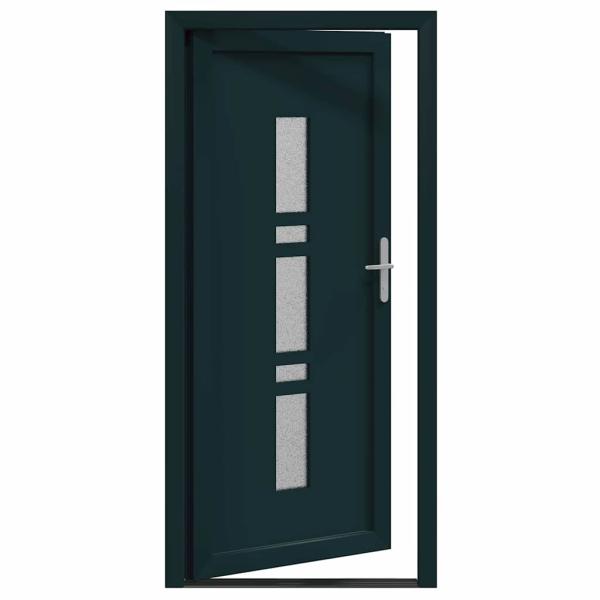 Haustür Anthrazit 98 x 200 cm PVC