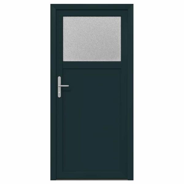 Haustür Anthrazit 98 x 198 cm PVC