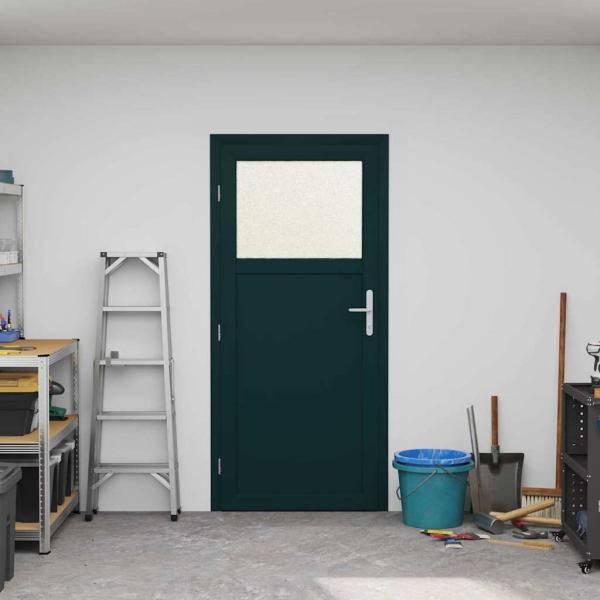Haustür Anthrazit 98 x 198 cm PVC