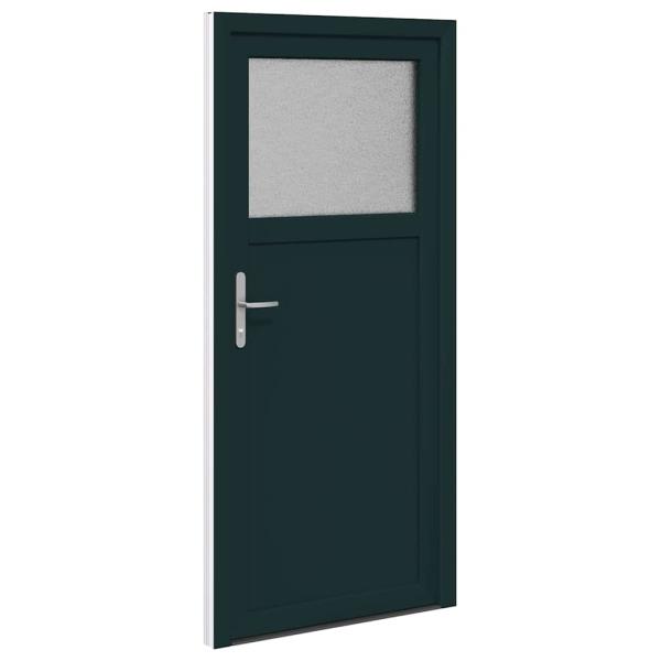 Haustür Anthrazit 98 x 198 cm PVC