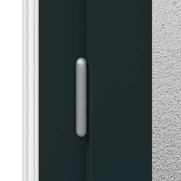 Haustür Anthrazit 88 x 198 cm PVC