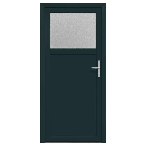 Haustür Anthrazit 98 x 198 cm PVC