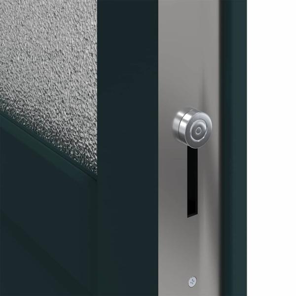 Haustür Anthrazit 88 x 198 cm PVC