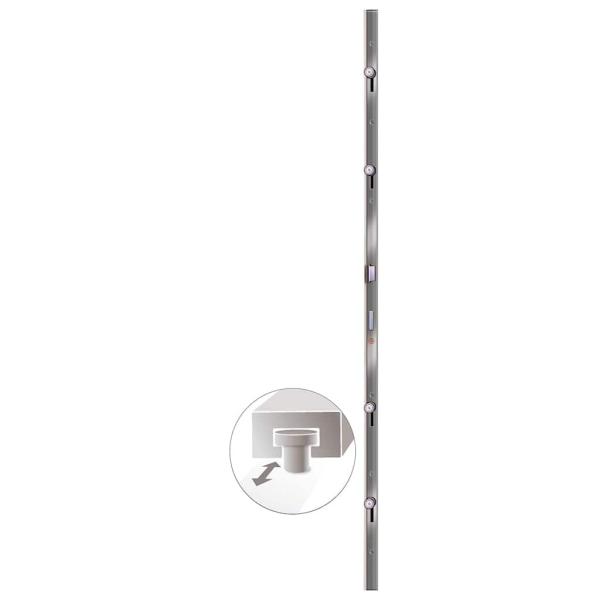 Haustür Anthrazit 88 x 198 cm PVC