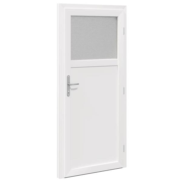 Haustür Weiß 88 x 198 cm PVC