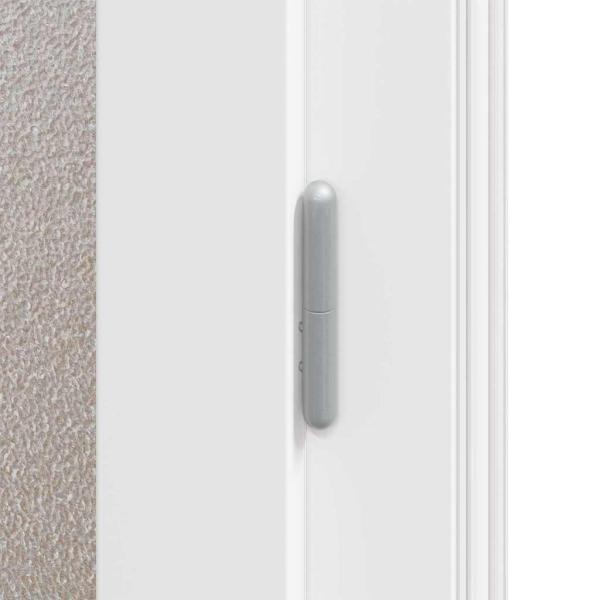 Haustür Weiß 88 x 198 cm PVC