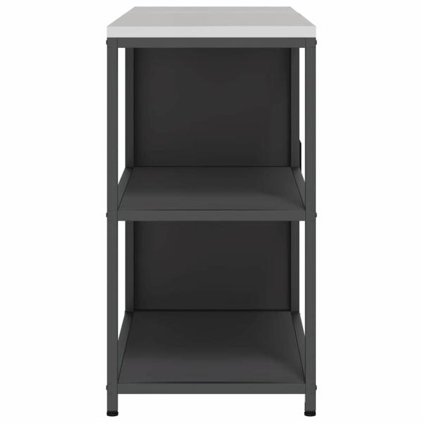 Küchenlager-Set mit Regal mit Speicher mit Tür Verstellbar 2 pcs Schwarz 150 x 50 x 92 cm