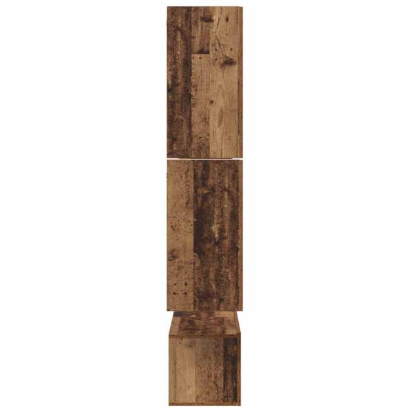 TV-Schrank-Set 7 pcs Altes Holz 80 x 30 x 30,5 cm Holzwerkstoff