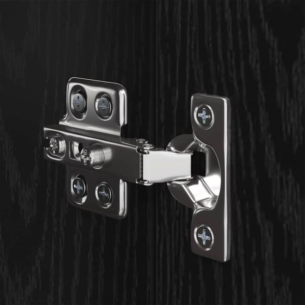 TV-Schrank-Set mit Regal Sonstiges 4 pcs Schwarz Eiche 30,5 x 30 x 110 cm