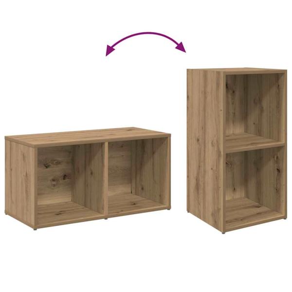 TV-Schrank-Set 2 pcs Artisan Eiche 37 x 35 x 107 cm