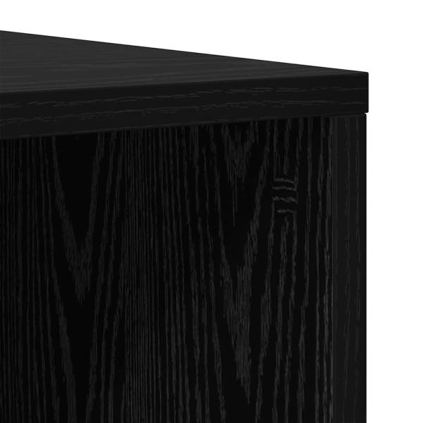 TV-Schrank-Set 2 pcs Schwarze Eiche 37 x 35 x 107 cm