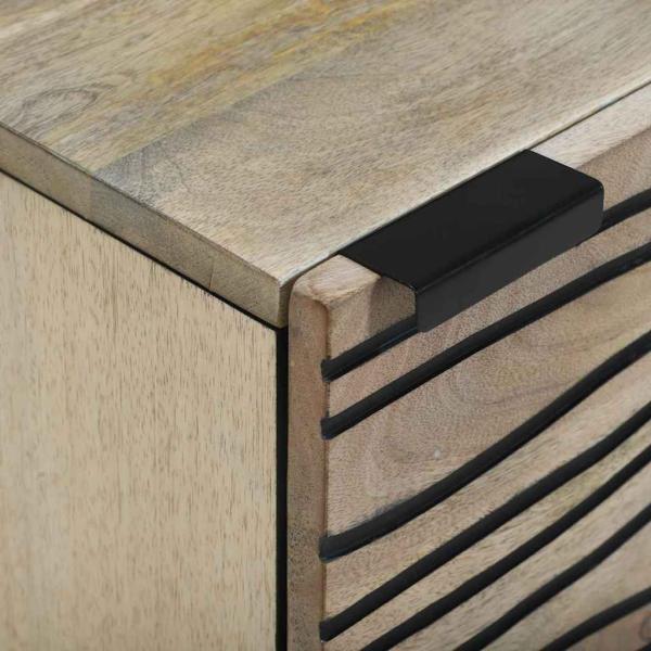 Nachttische 2 pcs Natur 40 x 33.5 x 46 cm