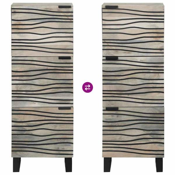 Medienlagerungsschränke & Regale mit Speicher mit Tür Weiß und Schwarz