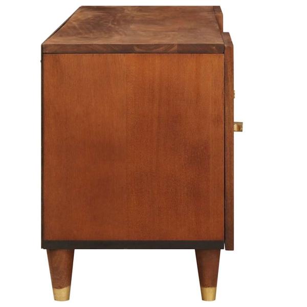 Medienlagerungsschränke & Regale Braun Massives Mangoholz